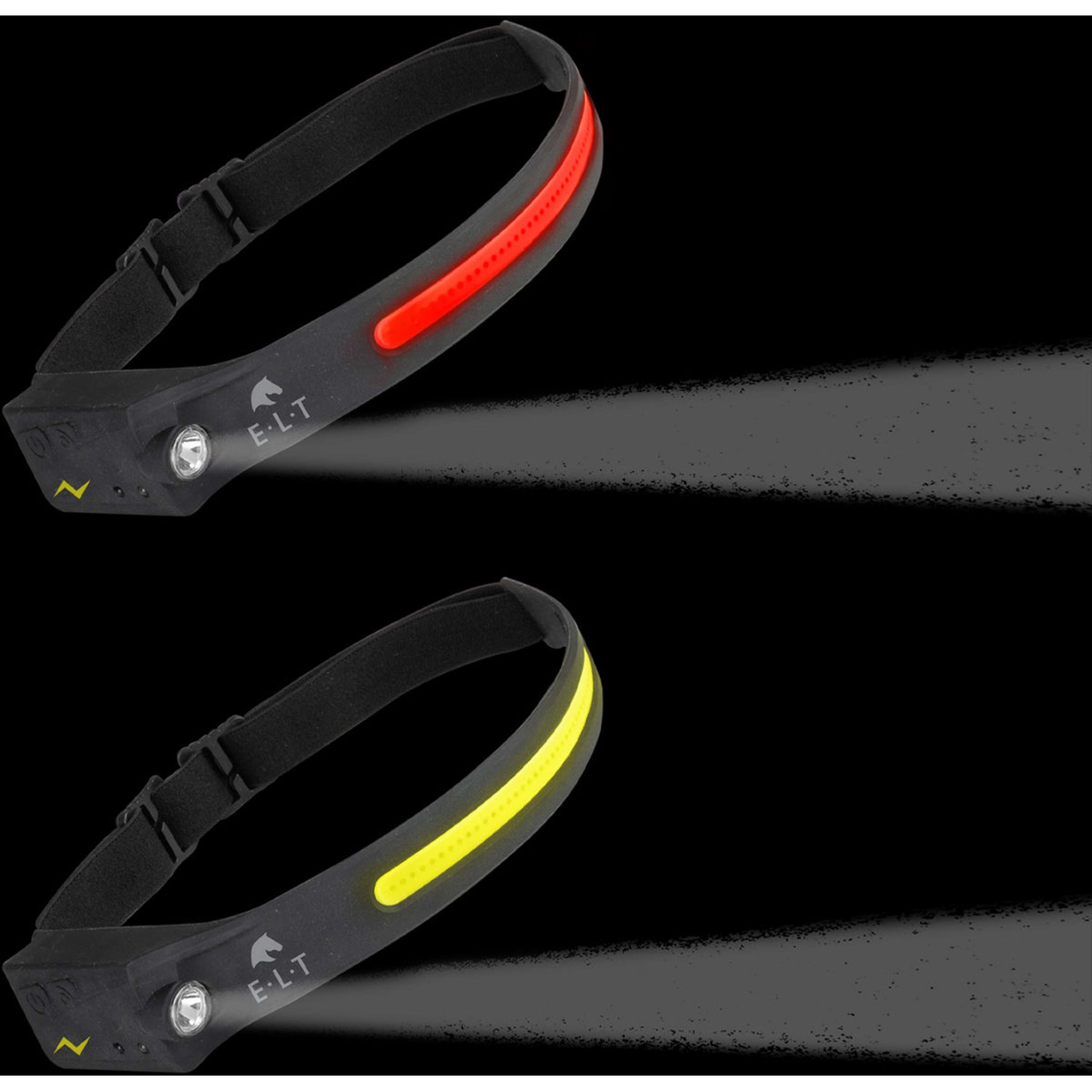 ELT Linterna Frontal LED Sensor Negro