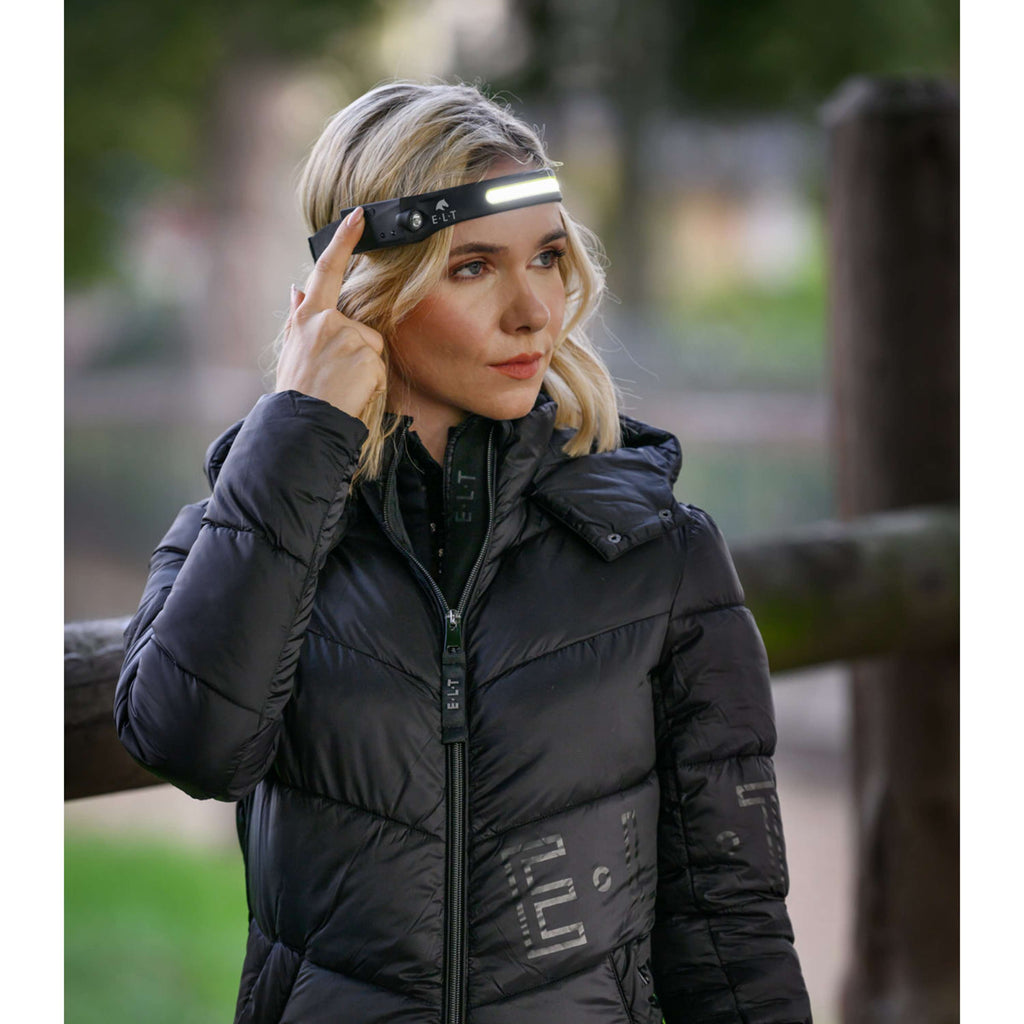 ELT Linterna Frontal LED Sensor Negro