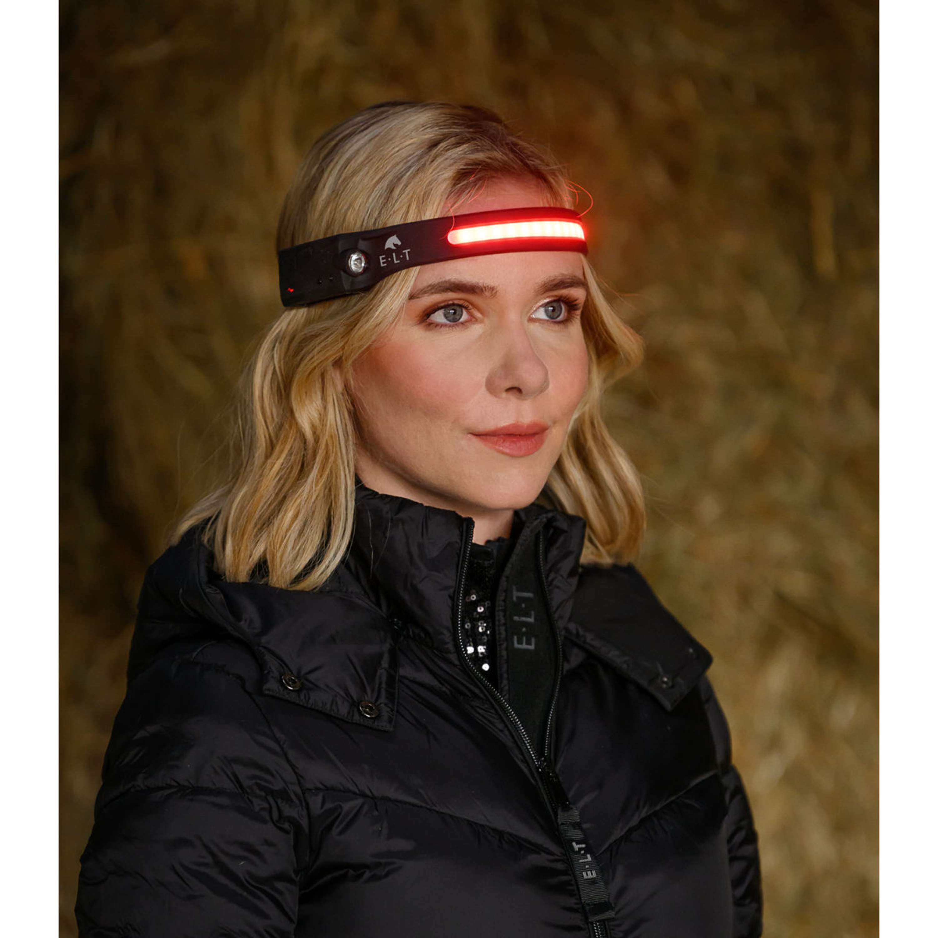 ELT Linterna Frontal LED Sensor Negro