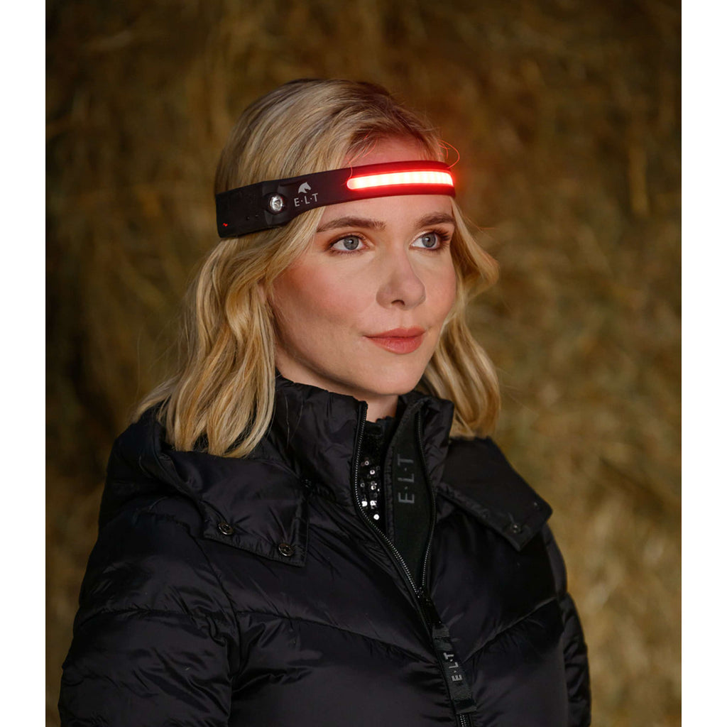 ELT Linterna Frontal LED Sensor Negro