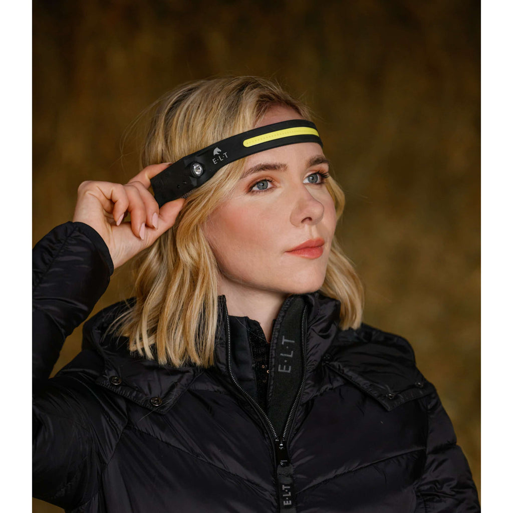 ELT Linterna Frontal LED Sensor Negro
