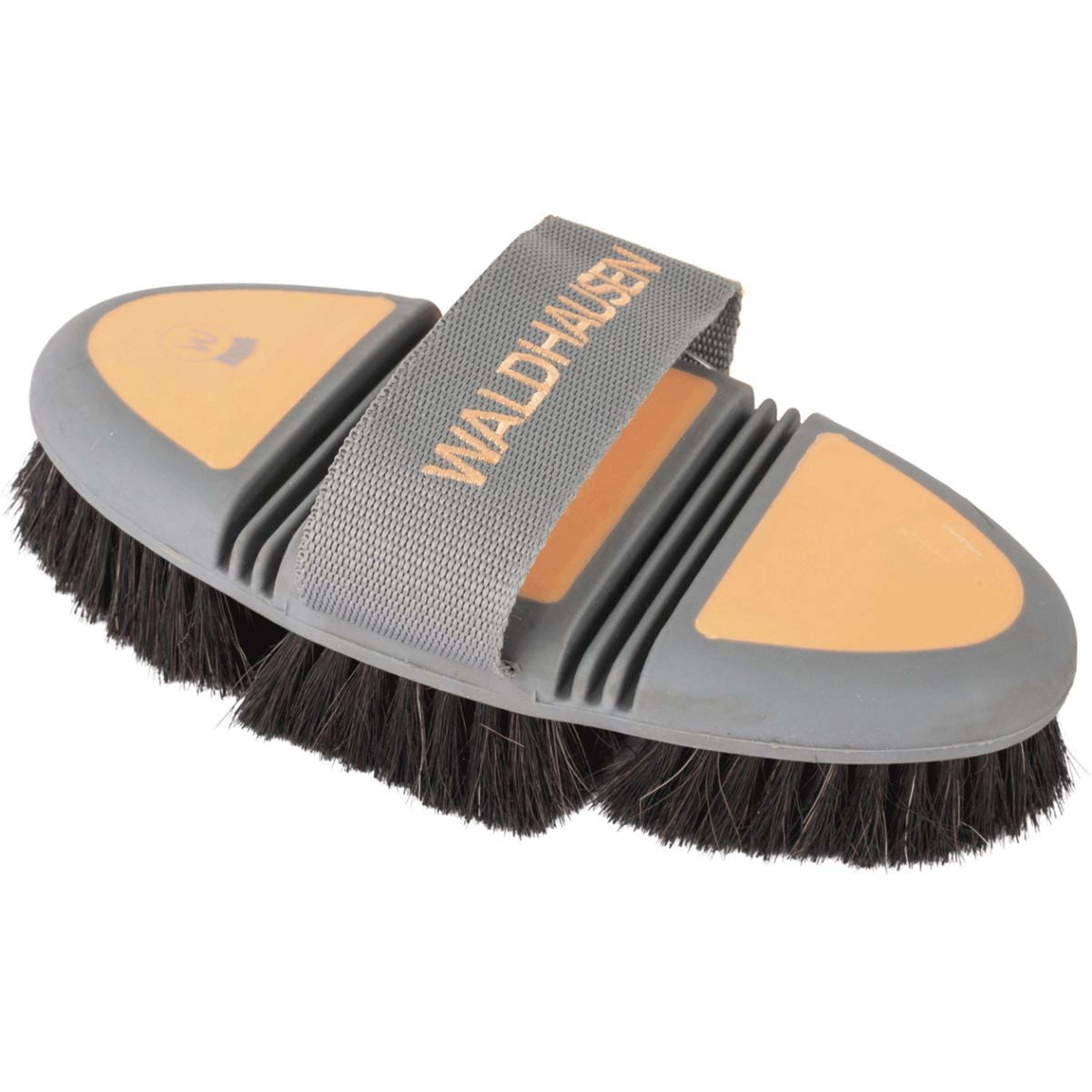 Waldhausen Cepillo Suave Flex Pelo de Caballo Peach/Chrome Grey