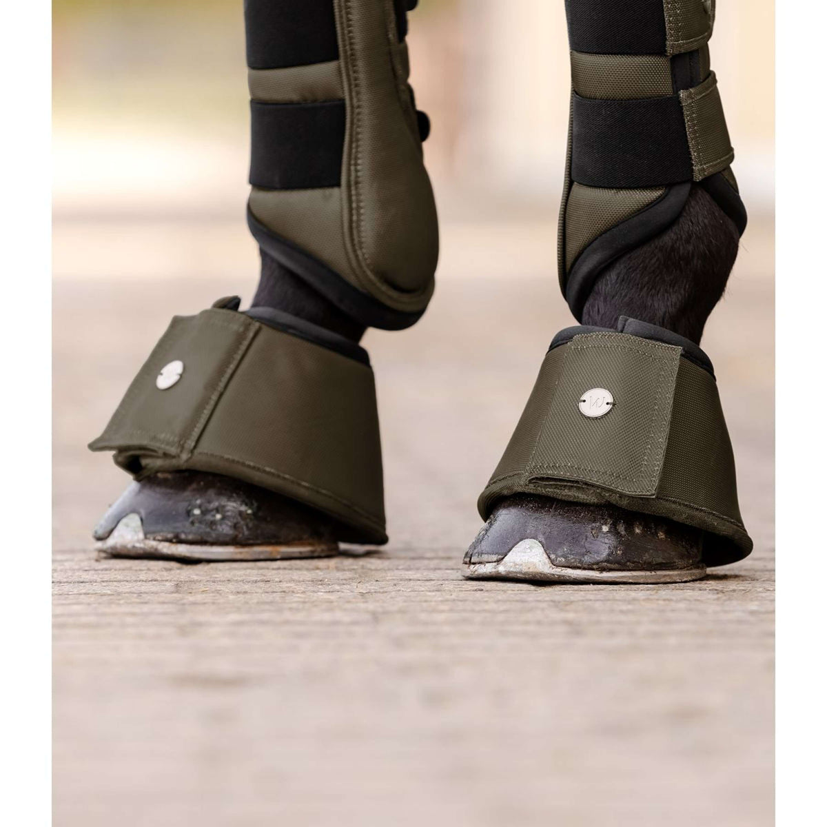 Waldhausen Botas para Caballos Comfort Fit Verde/Marron