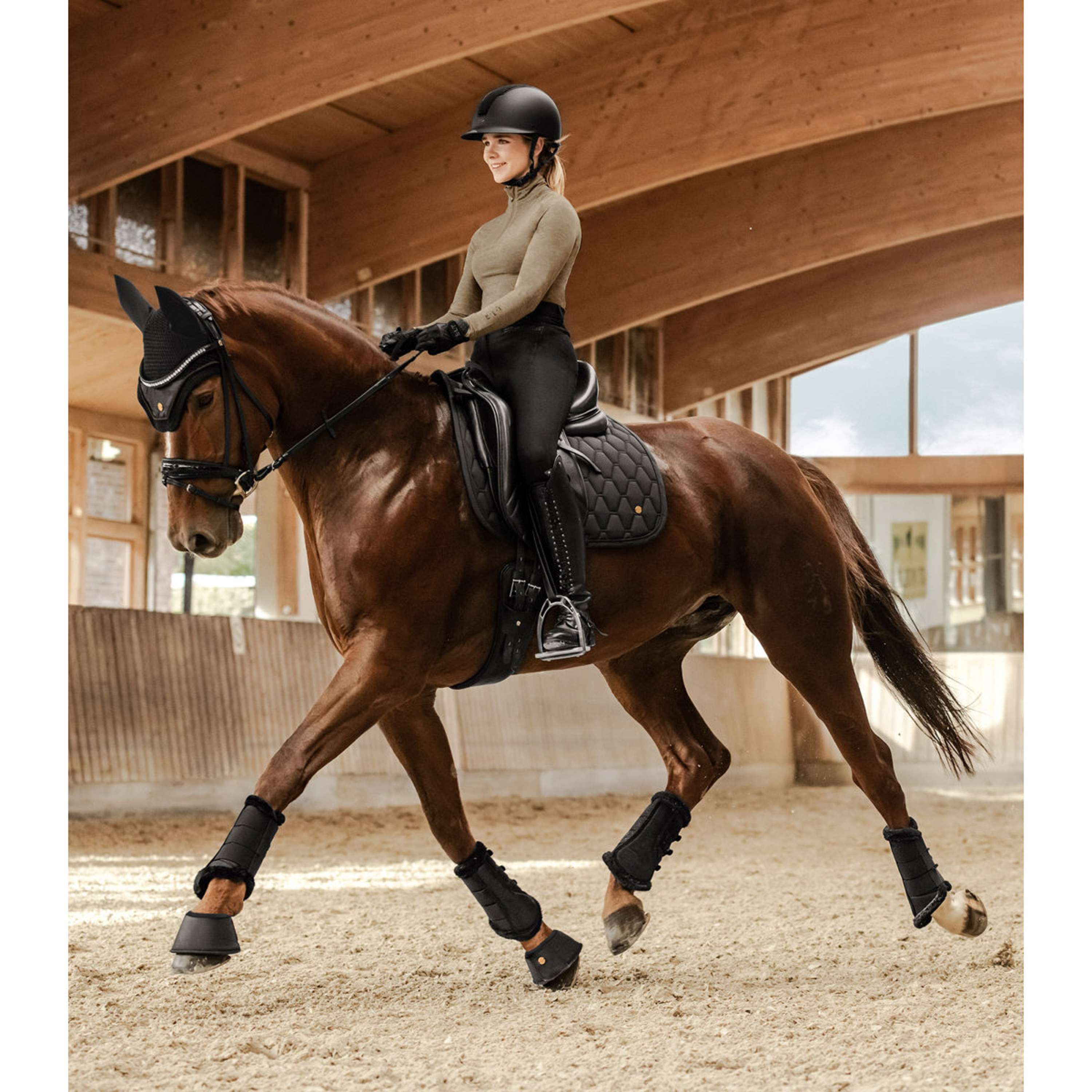 Waldhausen Botas para Caballos Phoenix Negro