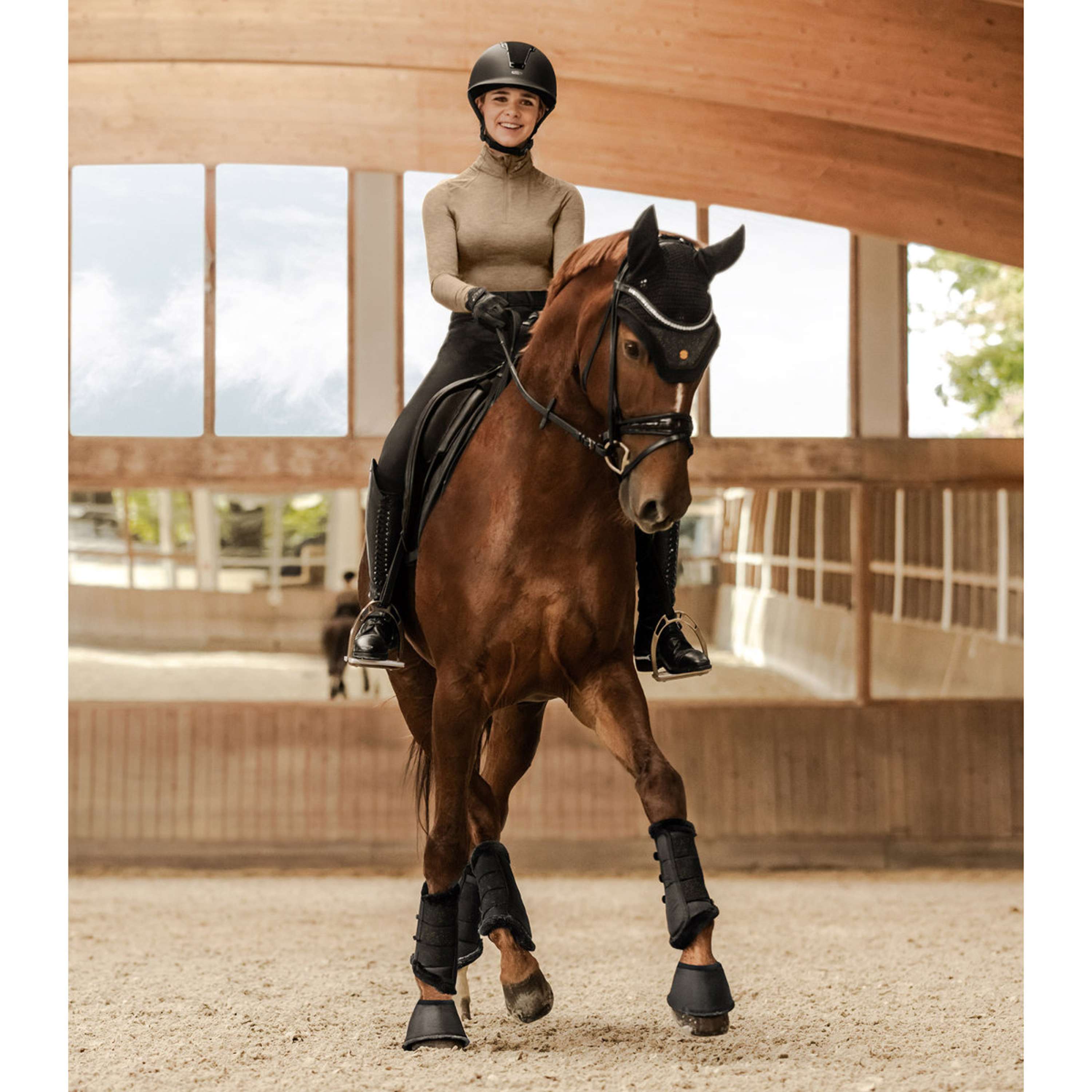 Waldhausen Botas para Caballos Phoenix Negro