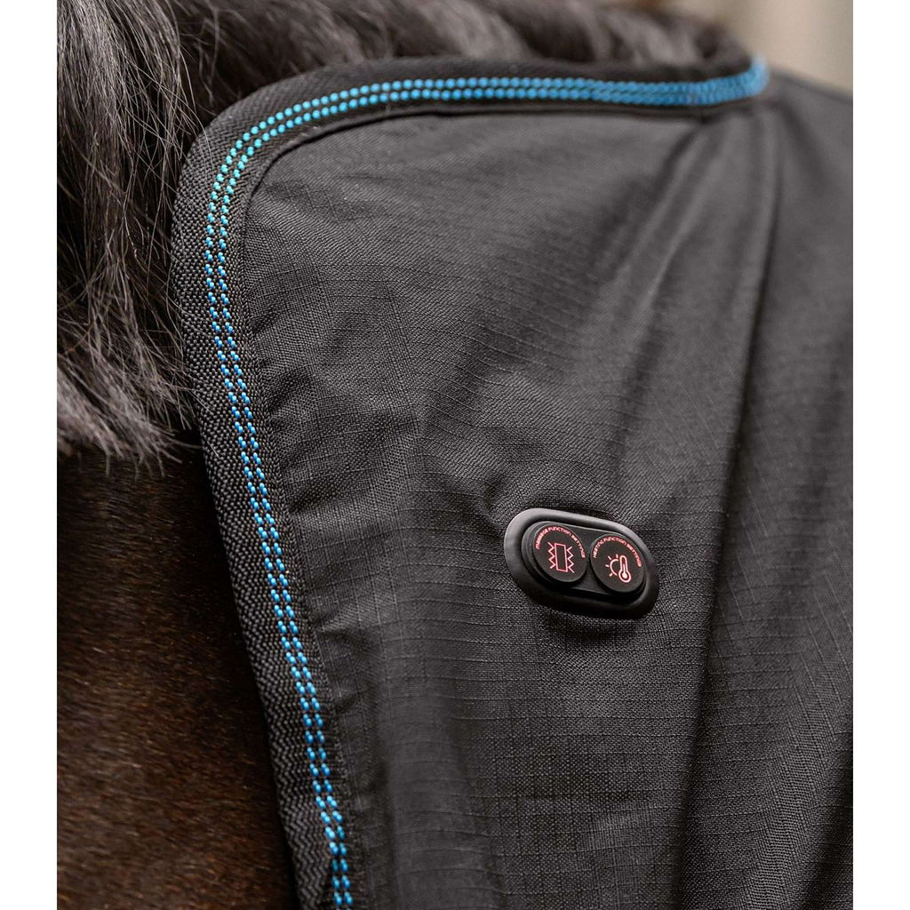 Waldhausen Manta calefactora y de masaje TecSupreme Negro