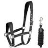 Waldhausen Juego de Cabestro Velvet Negro