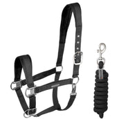 Waldhausen Juego de Cabestro Velvet Negro