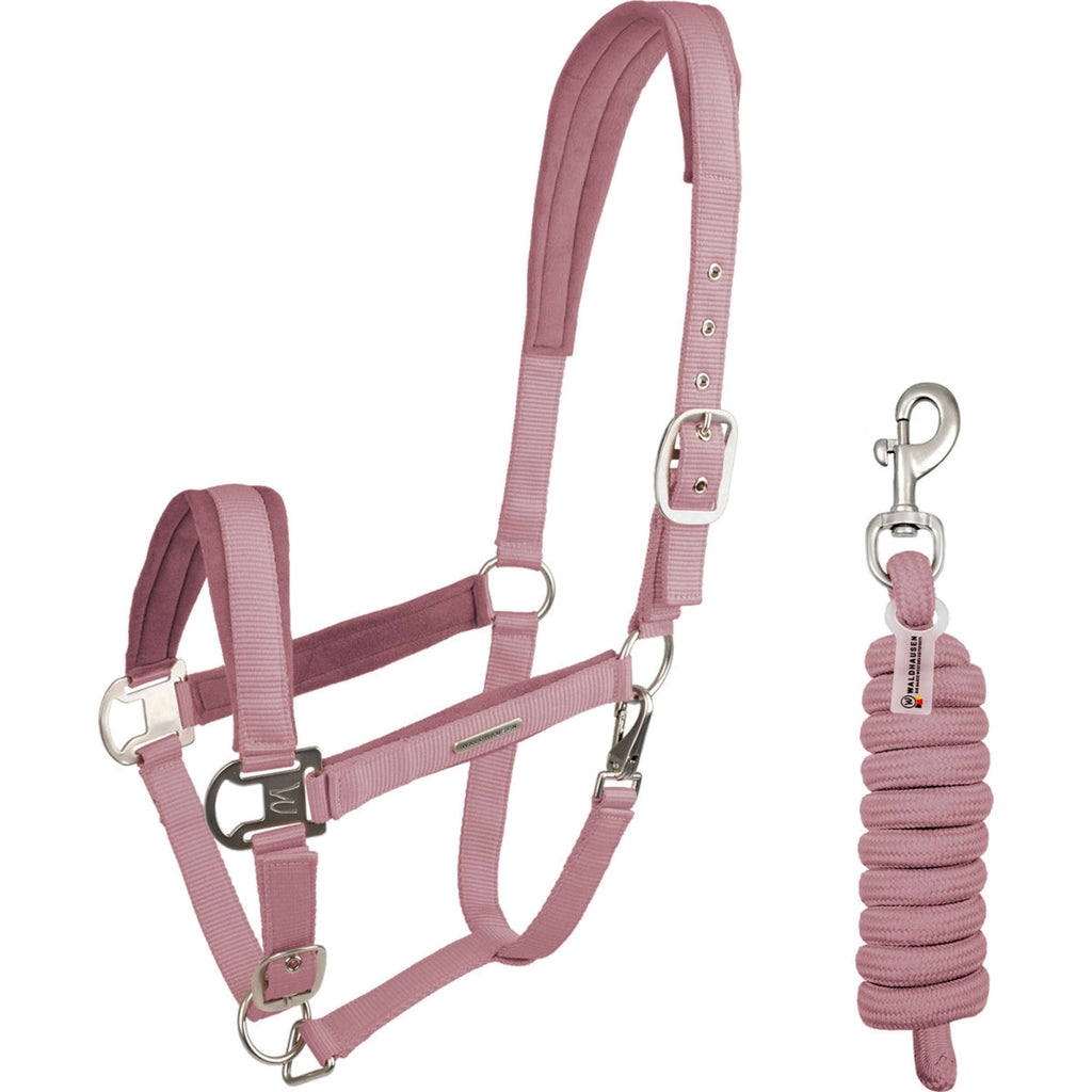 Waldhausen Juego de Cabestro Velvet Dusky Pink