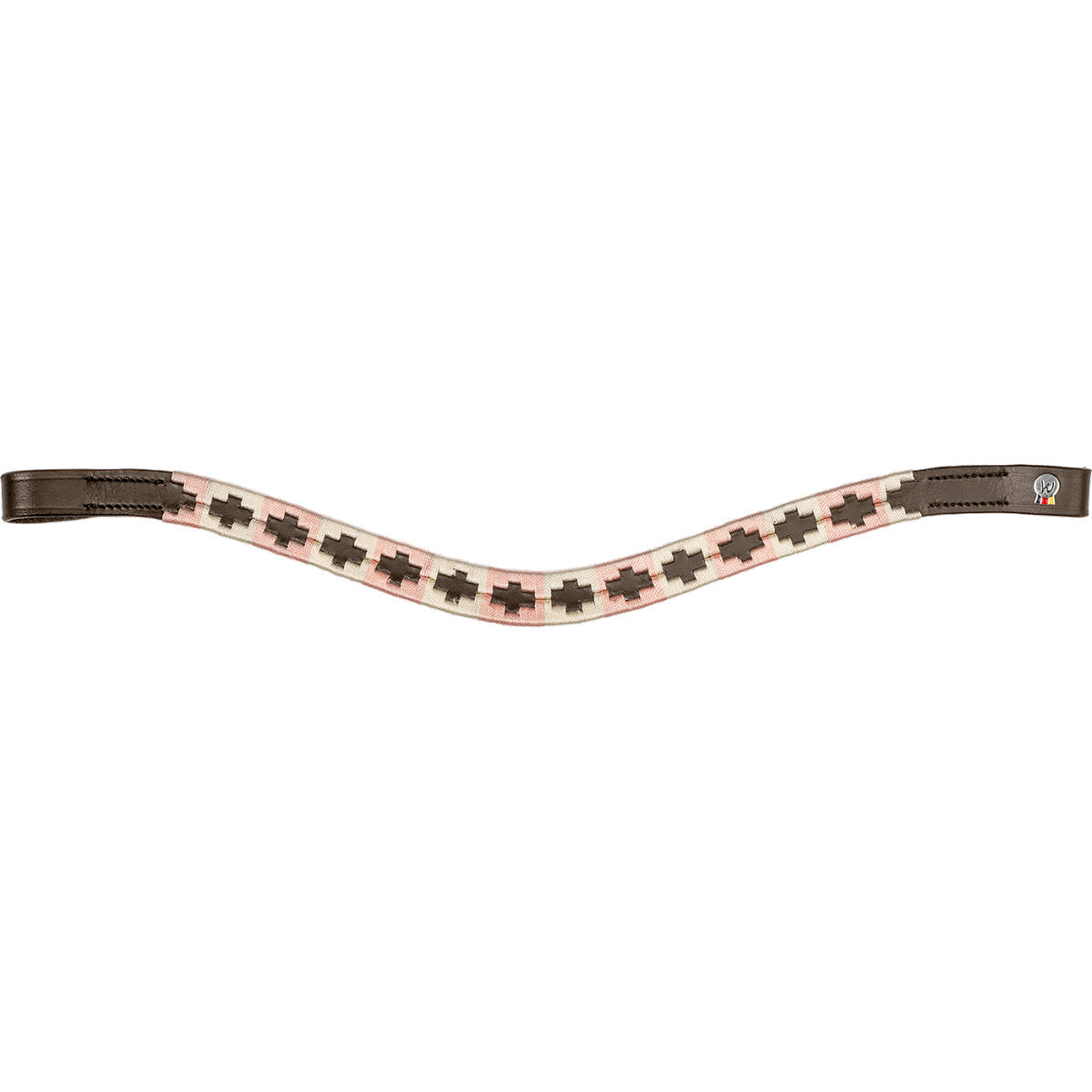 Waldhausen Frontal X-Line Polo Marron/Rosa/Beige