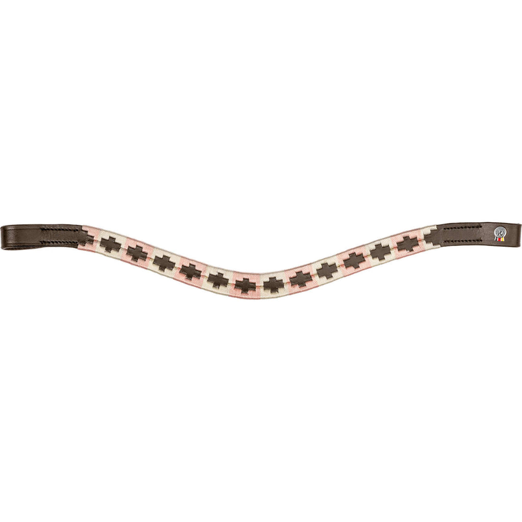 Waldhausen Frontal X-Line Polo Marron/Rosa/Beige