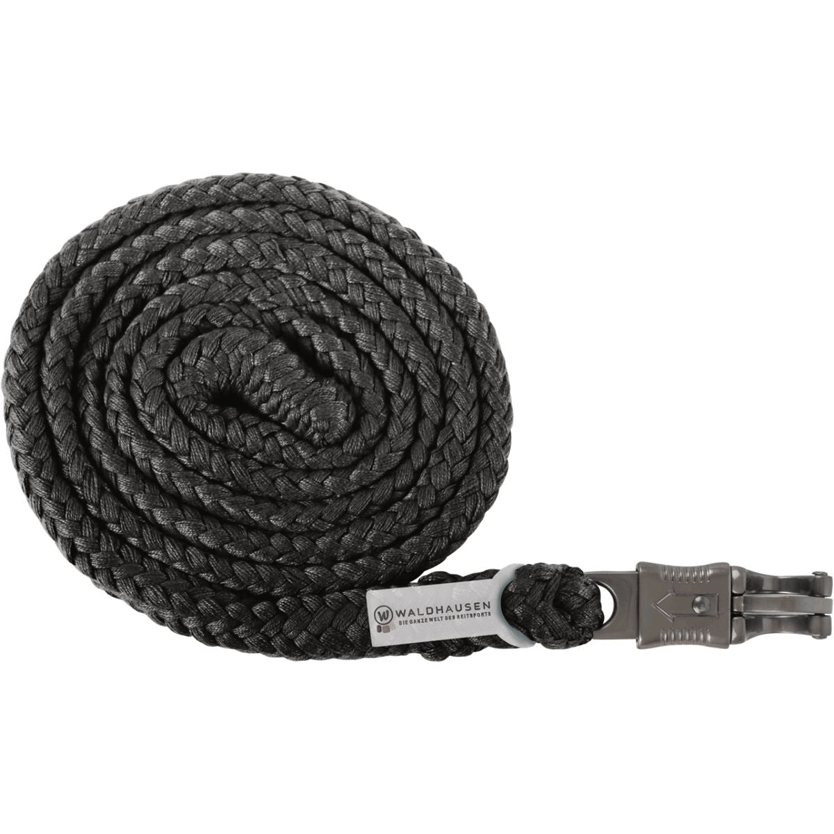 Waldhausen Lead Rope Plus con Gancho de Pánico Negro