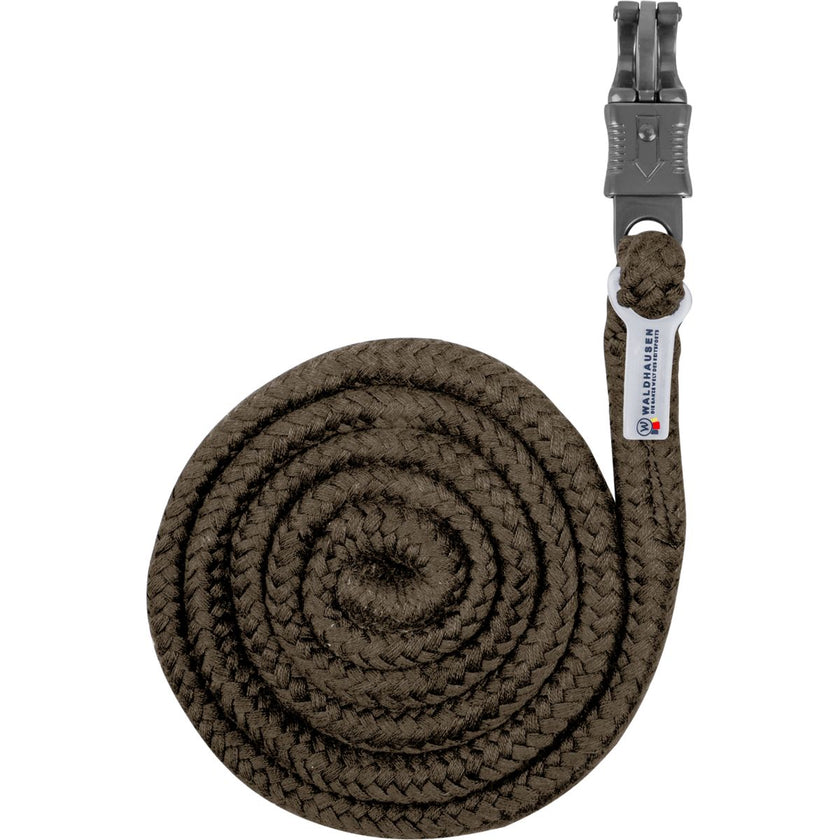 Waldhausen Cuerda de Cabestro Plus con Gancho de Pánico Verde/Marron