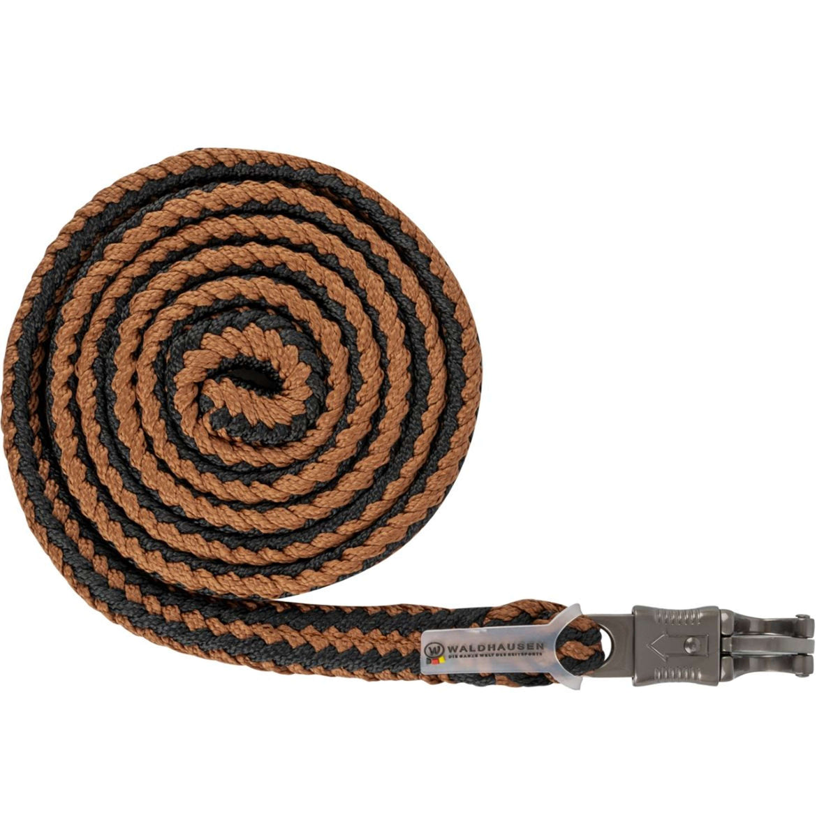 Waldhausen Lead Rope Plus con Mosquetón Canela/Negro
