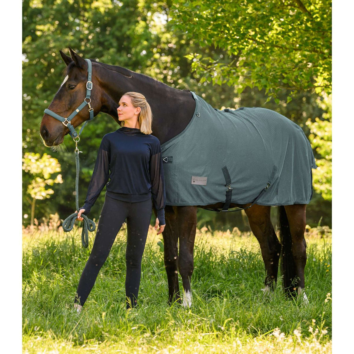 Waldhausen Manta Antimoscas Comfort Sobrecinchas Pine Green
