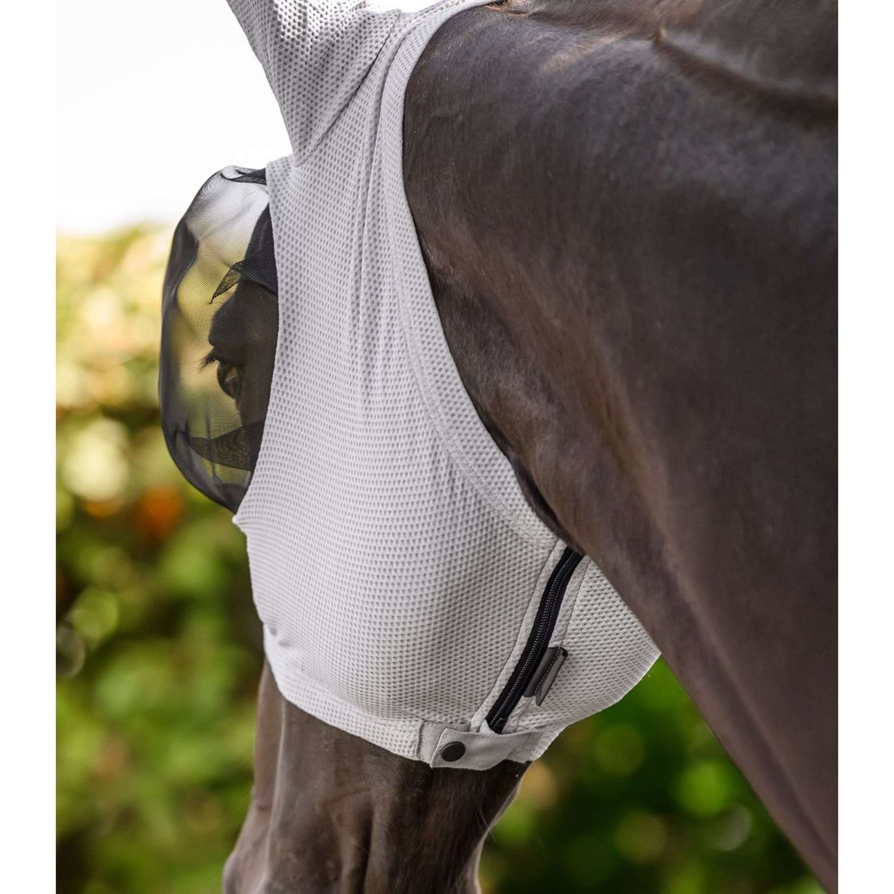 Waldhausen Máscara para Moscas Puck Breath Gris Plata
