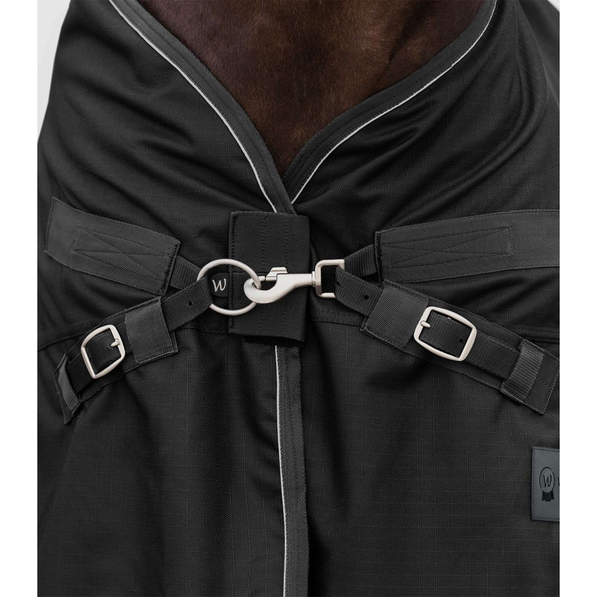 Waldhausen Alfombra de Exterior Scandic Multi-Layer 50/150g Negro