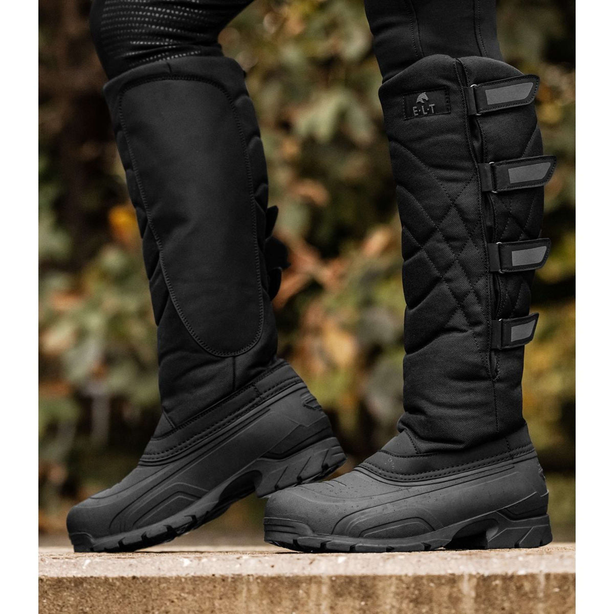 ELT Botas de Equitación de Invierno Essential Negro