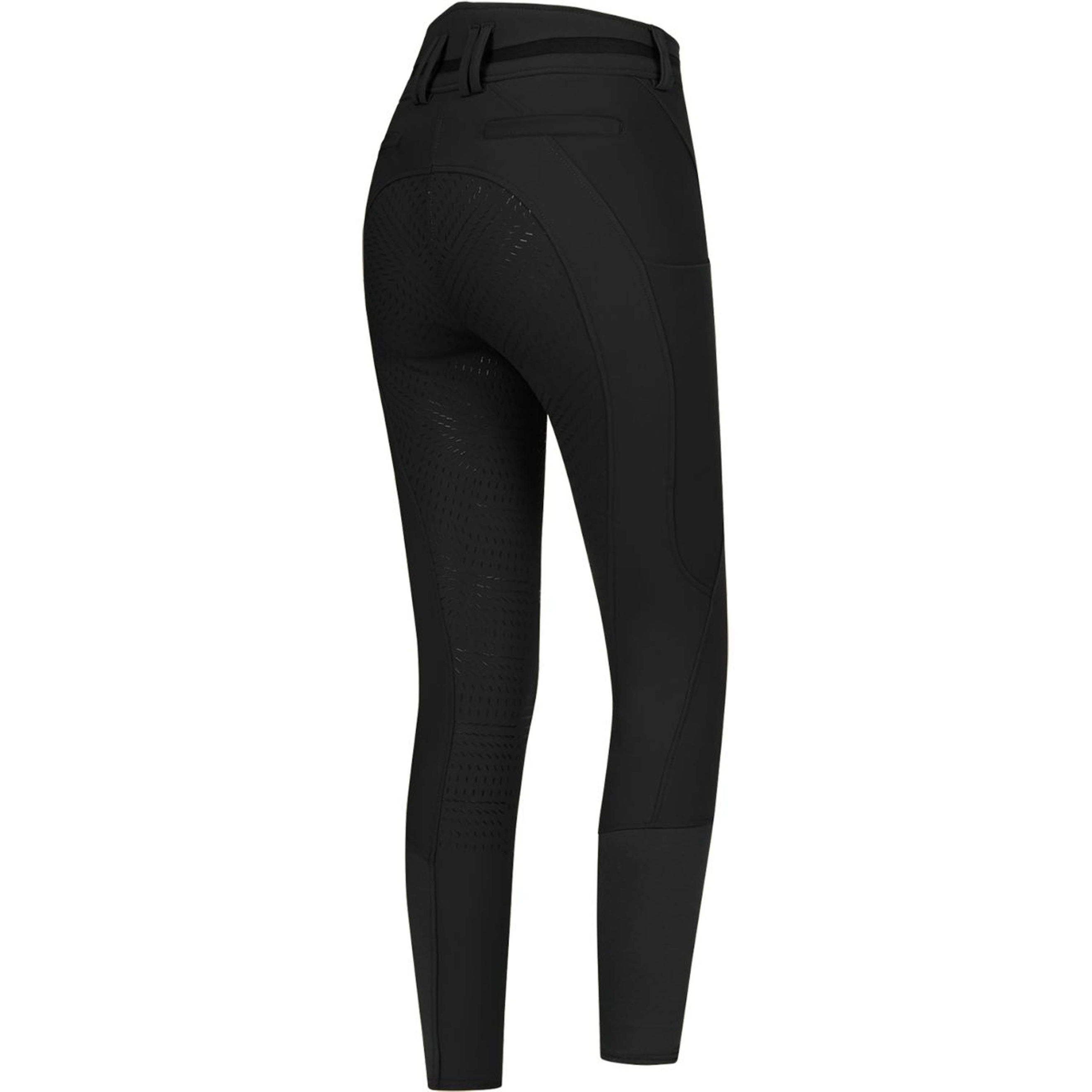ELT Pantalón de Equitación Maja Glam Curved Cintura Alta Negro ELT Pantalón de Equitación Maja Glam Curved Cintura Alta Negro