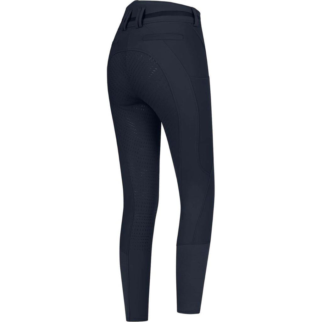 ELT Pantalón de Equitación Maja Glam Curved Cintura Alta Azul Profundo