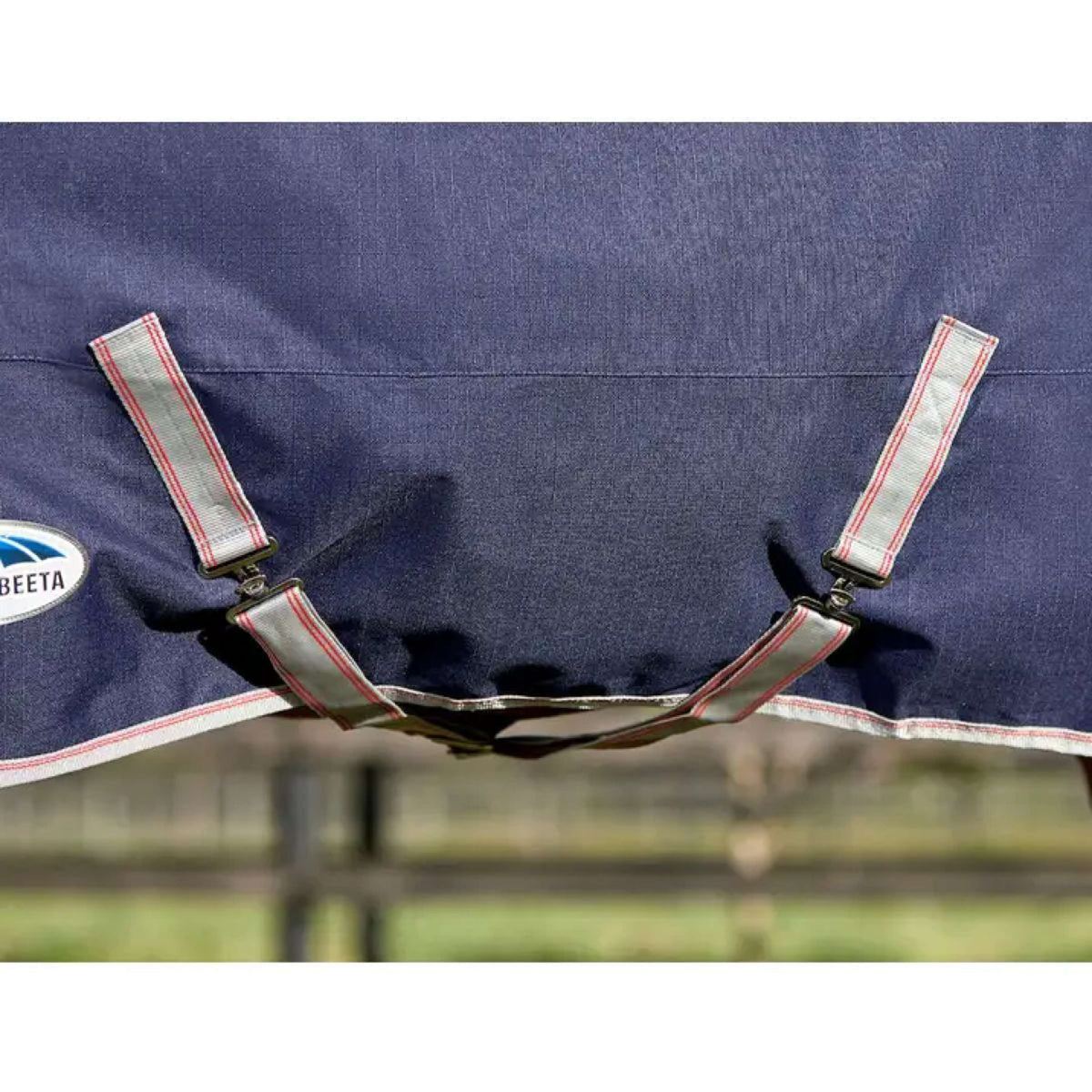 Weatherbeeta Lite Plus Participación Volver Comfitec Cuello estándar esencial Navy/Silver/Red