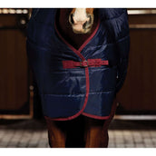 Weatherbeeta Manta de Establo Comfitec 210D Channel Quilt Standard Neck 220g Navy/Burgundy