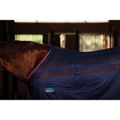 Weatherbeeta Cooler Scrim Standard Neck Navy/Burgundy