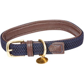 Weatherbeeta Collar para Perro Cuero Brown/navy