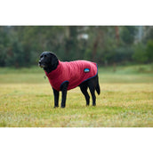 Weatherbeeta Manta para Perros Comfitec Fleece Zip Burdeos/Azul Marino