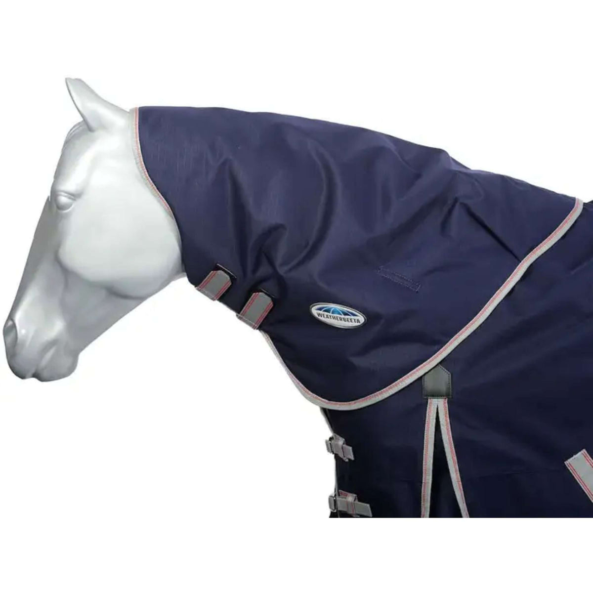 Weatherbeeta Espalda del cuello ligera Comfitec Básico Navy/Silver/Red