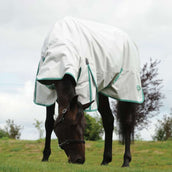 Weatherbeeta Manta Impermeable Green-Tec 900D Combo Neck Lite Plus Gris Claro/Bottle Green