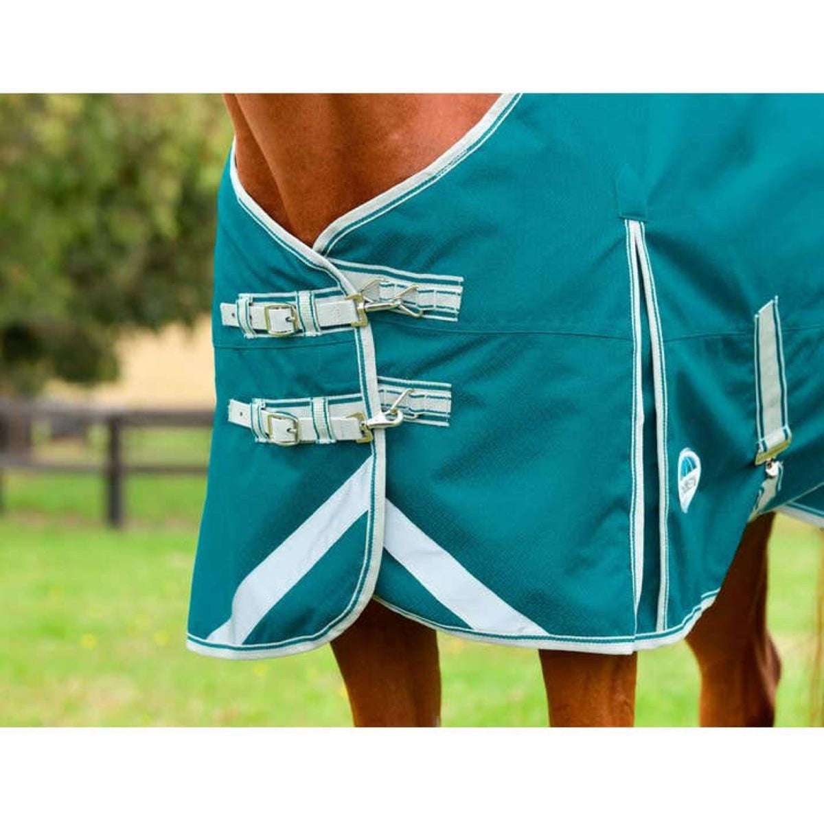 Weatherbeeta Manta Impermeable Comfitec Plus Dynamic II Standard Neck Lite 0g Teal Green/Stone/Teal Green