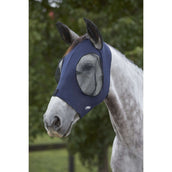 Weatherbeeta Máscara para Moscas Deluxe Stretch Bug con Orejas Azul marino/Negro