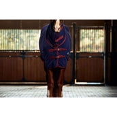 Weatherbeeta Manta de Forro Polar Anti-Static Cooler Combo Neck Navy/Burgundy