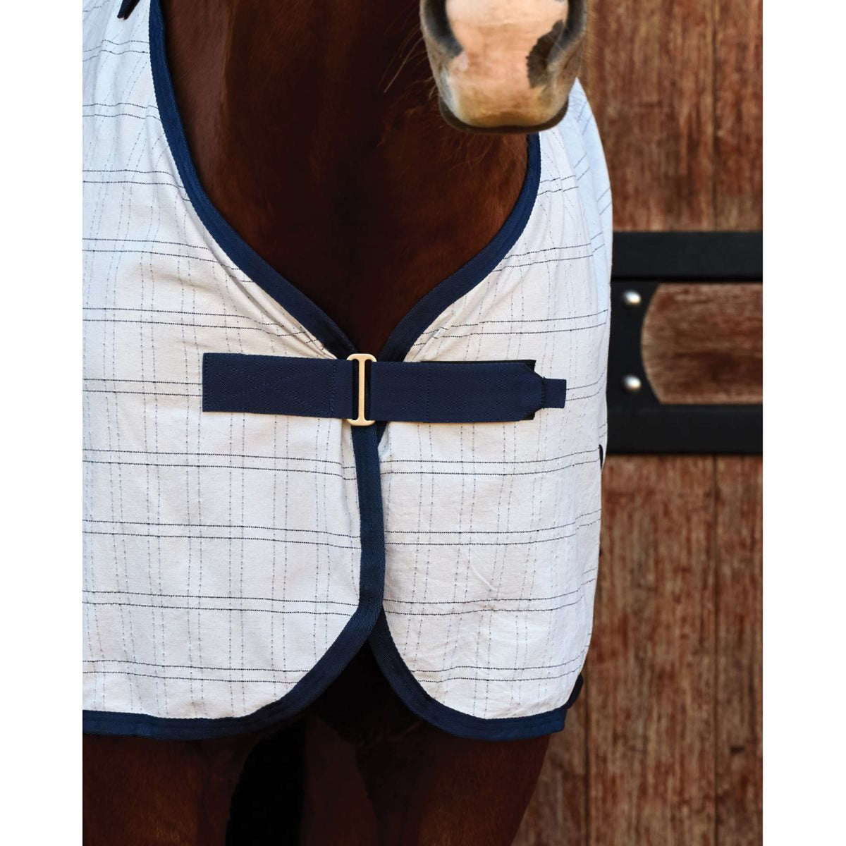 Weatherbeeta Comfitec Cotton Sheet liner Blanco/Azul Marino