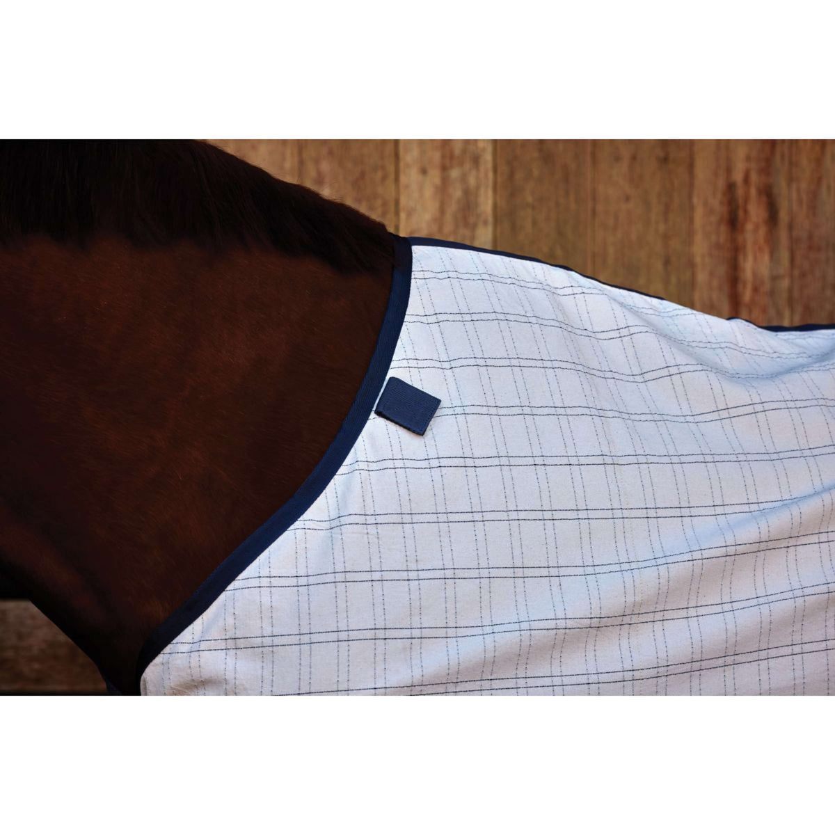 Weatherbeeta Comfitec Cotton Sheet liner Blanco/Azul Marino