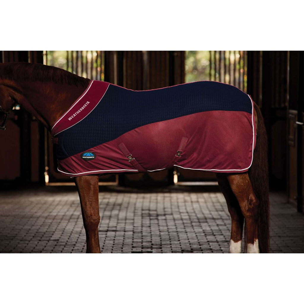 WeatherBeeta Manta de Forro Polar Thermo-Air Standard Neck Navy/Burgundy