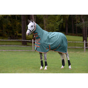 Weatherbeeta Manta de Invierno Comfitec Tyro Combo Neck Lite Plus Green/Burnt Orange/White