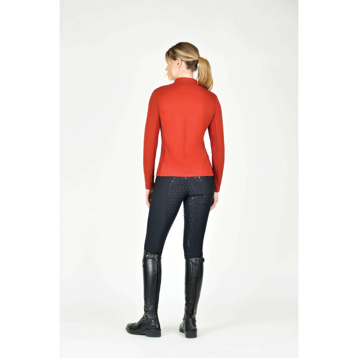 Weatherbeeta Shirt Reno Mangas Largas Red Ochre