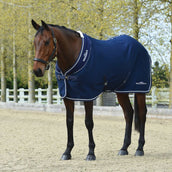 Weatherbeeta Manta de exhibición Opulence Standard Neck Marino/Blanco