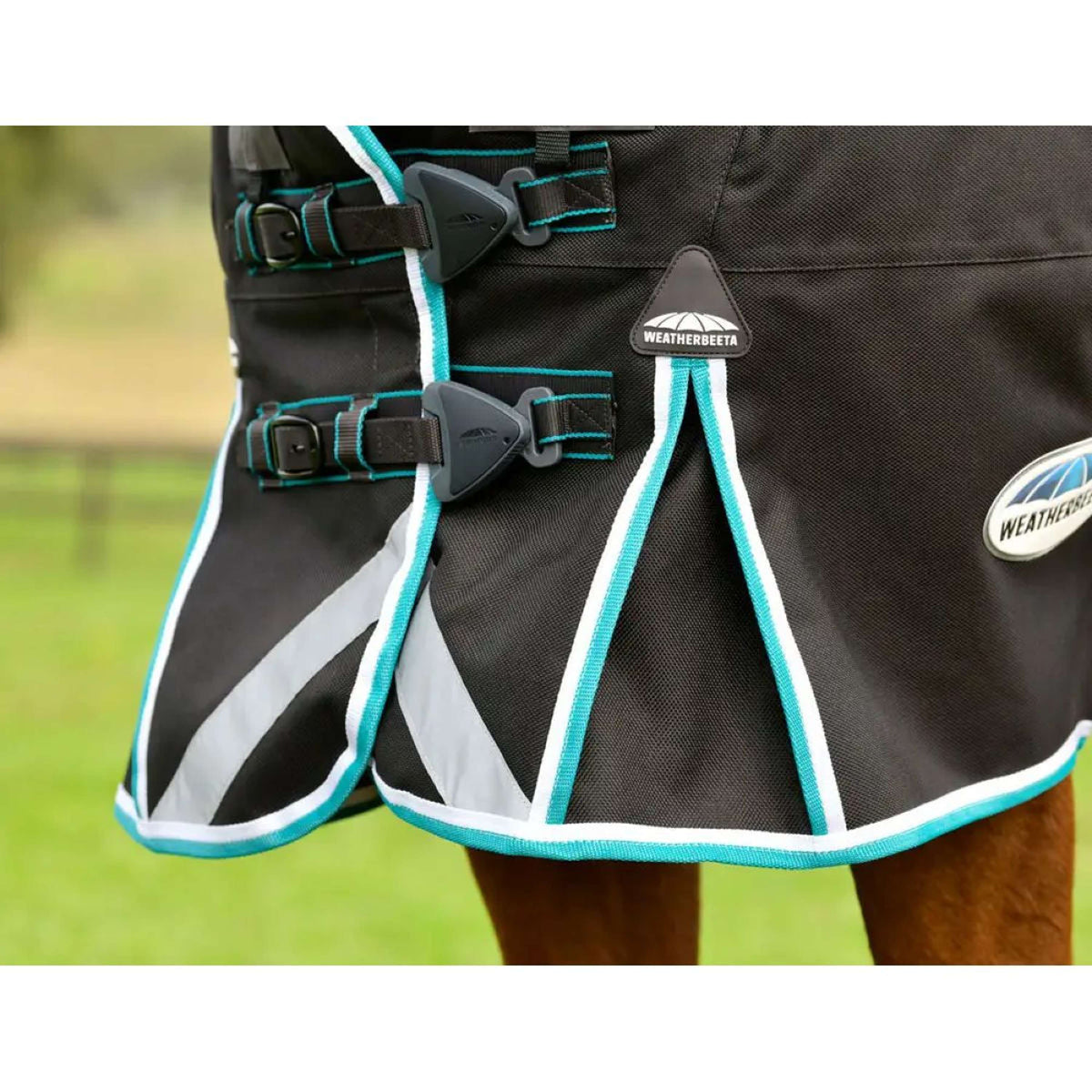 Weatherbeeta Alfombra Comfitec Ultra Comfi Medium/Lite Charcoal/Teal Blue/White