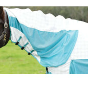 WeatherBeeta Cooler Cotton Airstream II Detach-A-Neck Blanco/Menta