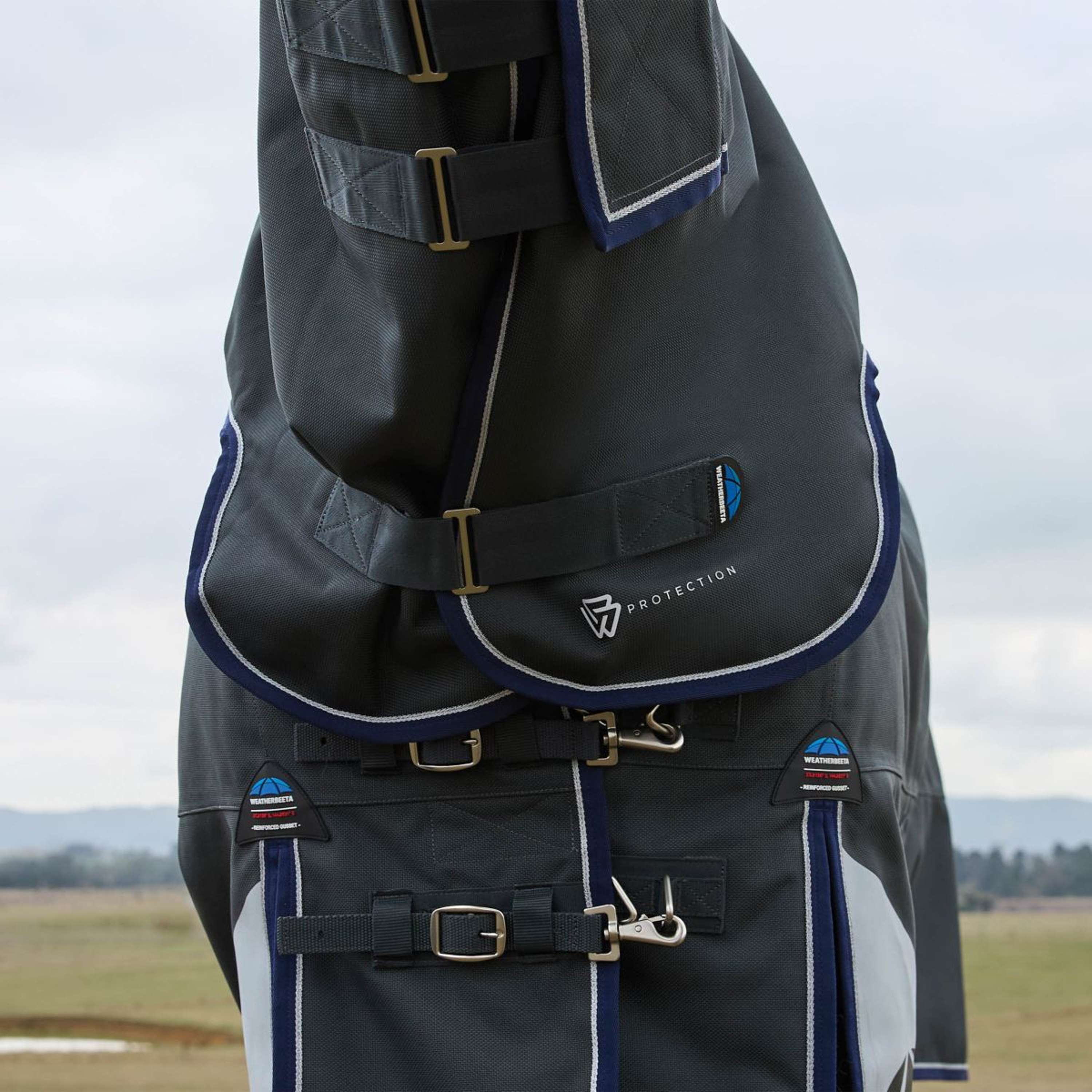 WeatherBeeta ComFiTec Ultra Turnout Detach-A-Neck 360g Carbon