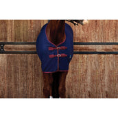 Weatherbeeta Cooler Cotton Sheet Standard Neck Navy/Burgundy