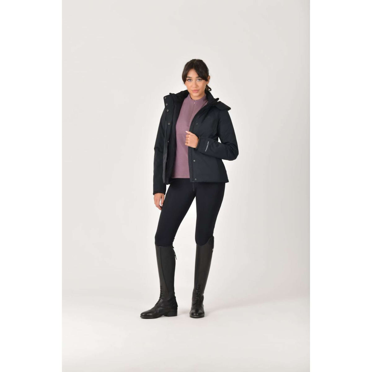 Weatherbeeta Chaqueta Protect High Neck Negro