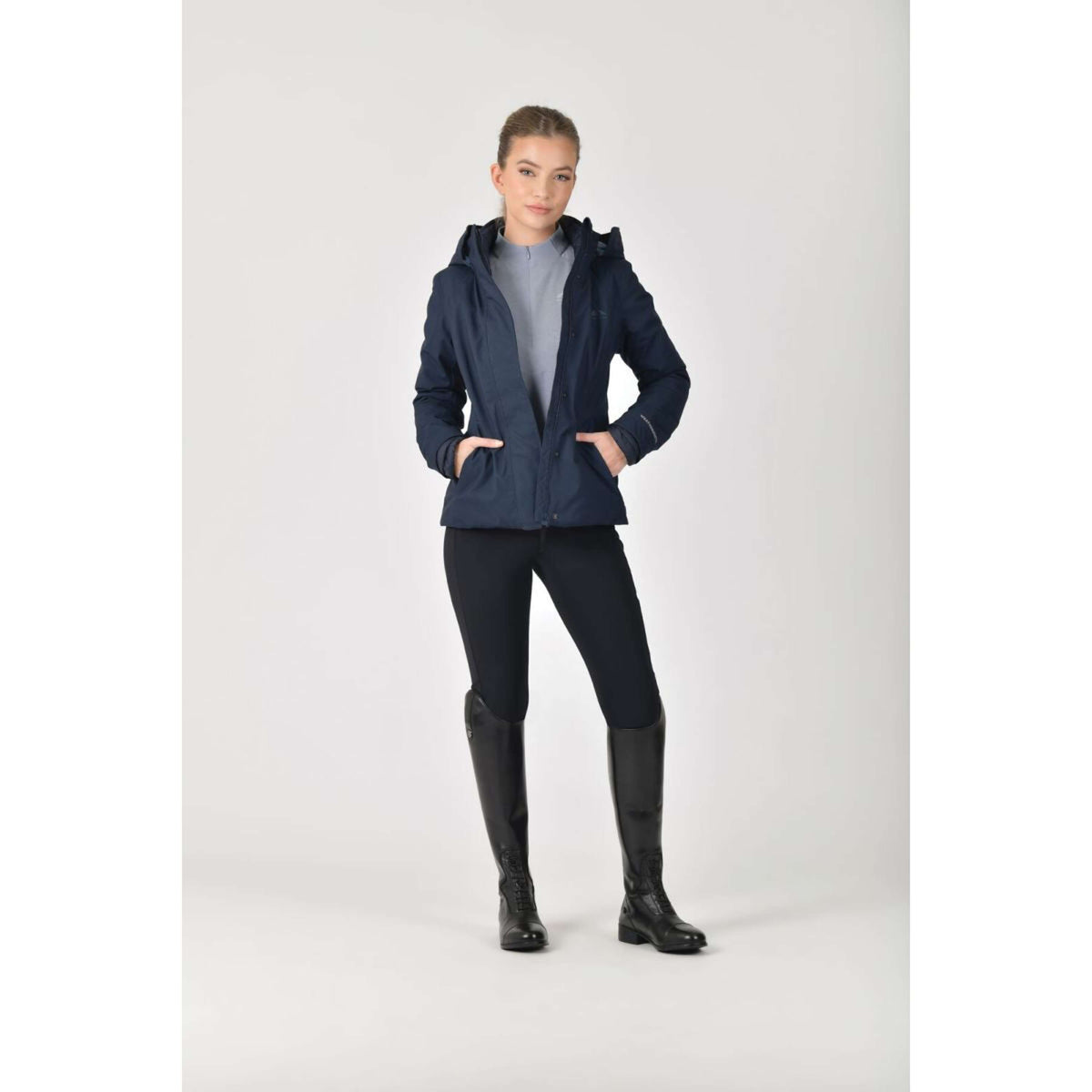 Weatherbeeta Chaqueta Protect High Neck Navy