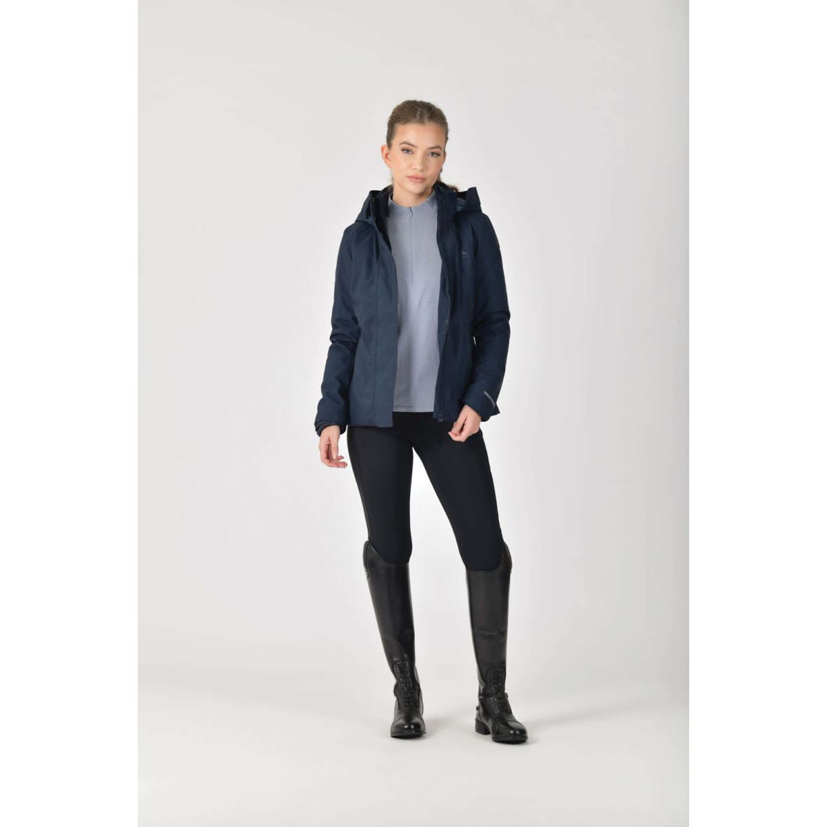 Weatherbeeta Chaqueta Protect High Neck Navy