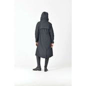 Weatherbeeta Abrigo Largo Windbreaker Longline Negro
