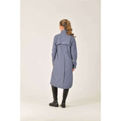 Weatherbeeta Abrigo Largo Windbreaker Longline Slate Blue