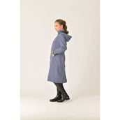 Weatherbeeta Abrigo Largo Windbreaker Longline Slate Blue